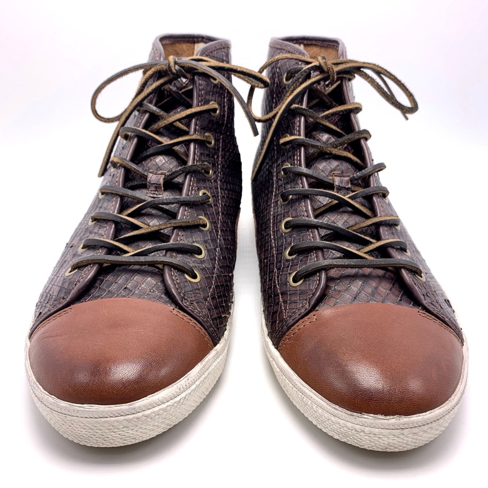 Frye Chambers 13 Python Embossed High Top Sneakers - image 3